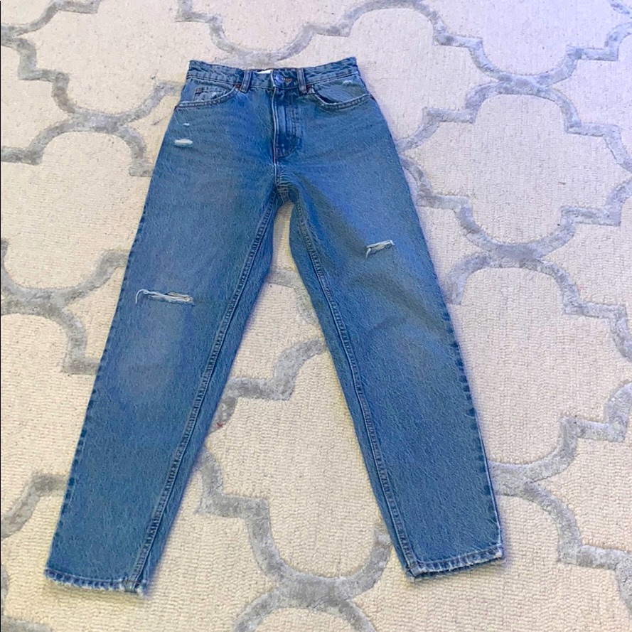Zara Mom Jeans Size 00 Brand New